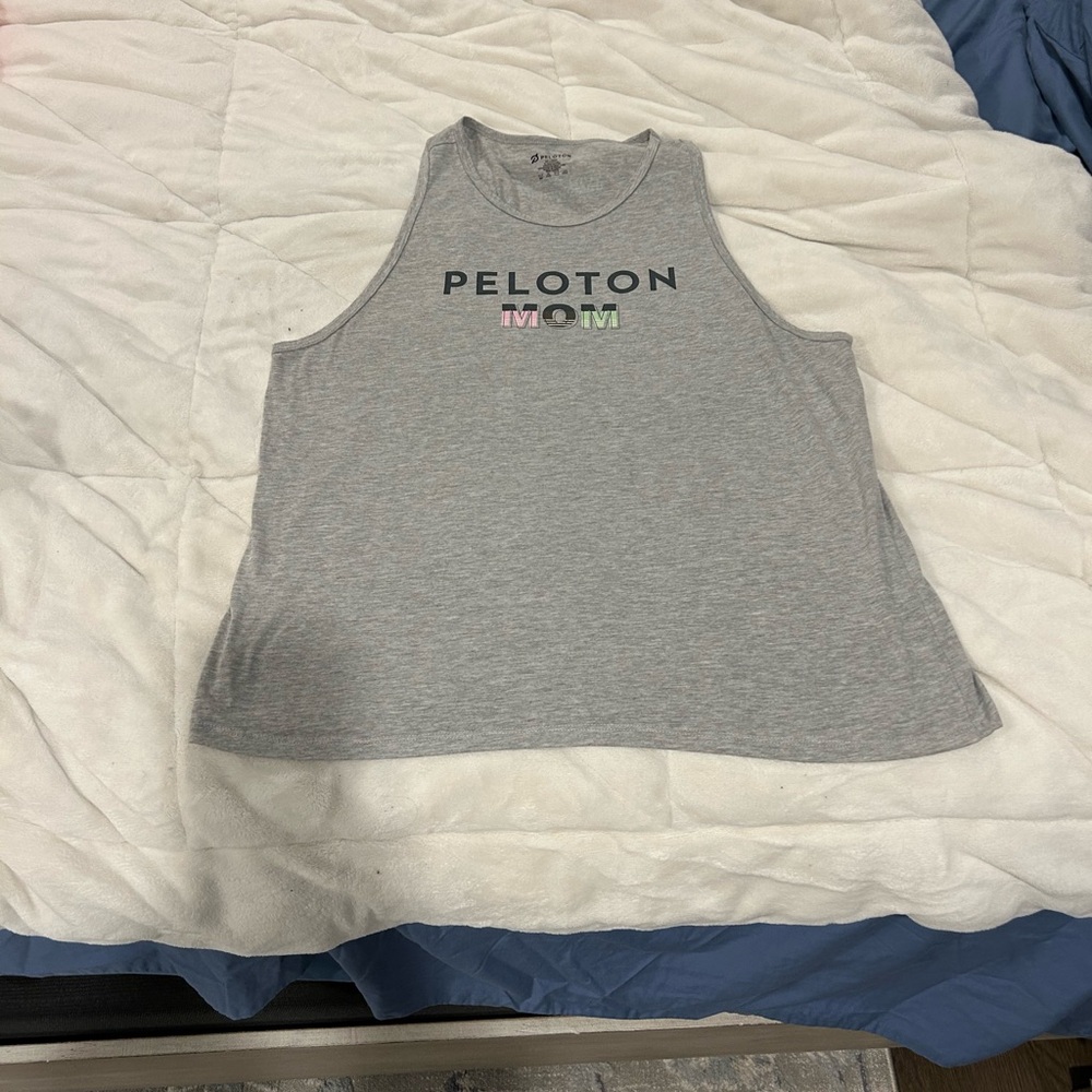 Peloton Heather Gray Tank